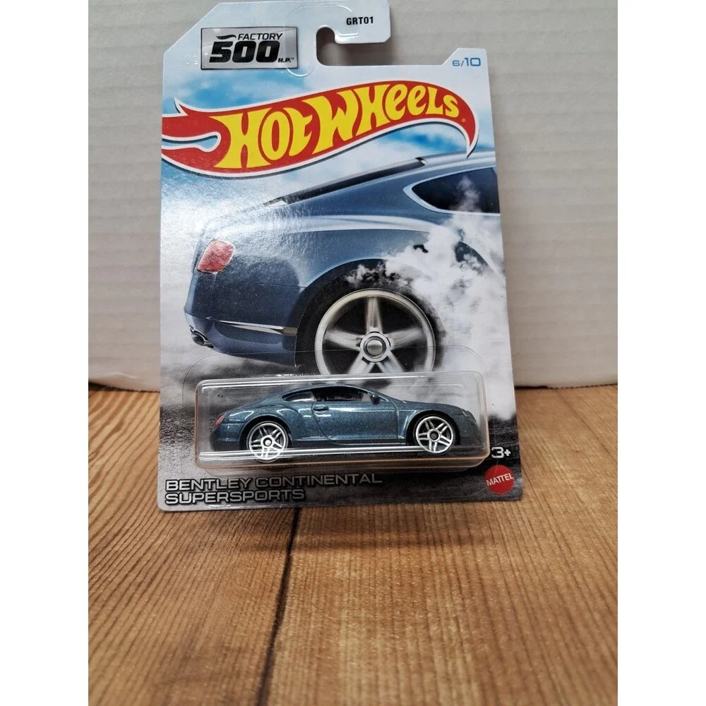 Hot Wheels Factory 500 HP Bentley Continental Supersports Blue Diecast 1:64
